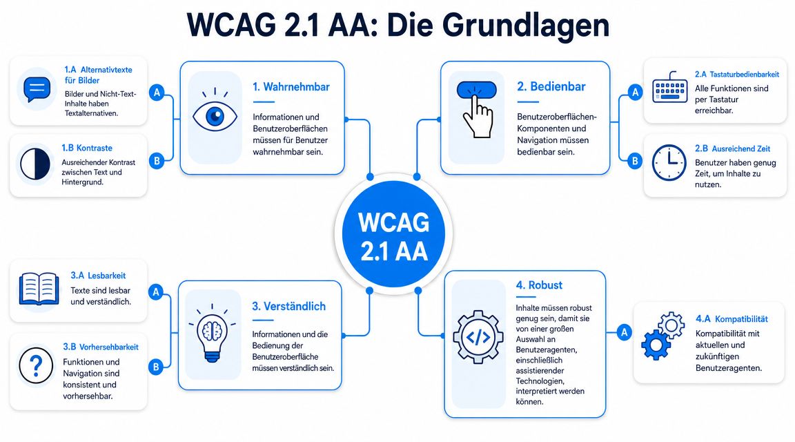 Technische Anforderungen verständlich erklärt – WCAG 2.1 AA